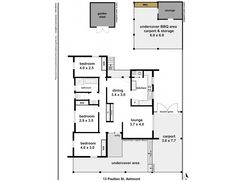 13 Poulton Street, Ashmont NSW 2650 Floorplan