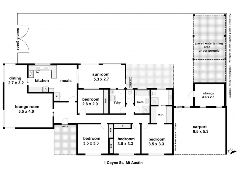 1 Coyne Street, Mount Austin NSW 2650 Floorplan