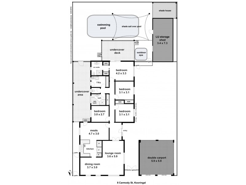 8 Carmody Street, Kooringal NSW 2650 Floorplan