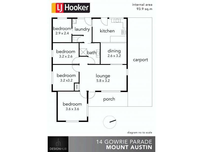 14 Gowrie Parade, Mount Austin NSW 2650 Floorplan