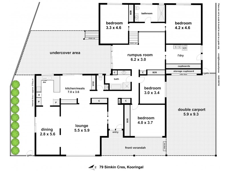 79 Simkin Crescent, Kooringal NSW 2650 Floorplan