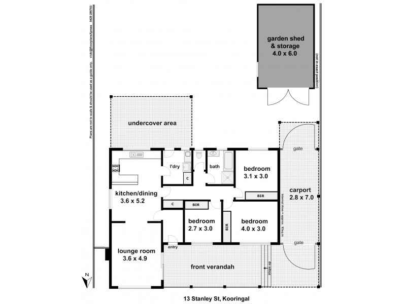 13 Stanley Street, Kooringal NSW 2650 Floorplan
