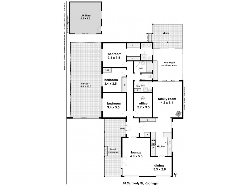 10 Carmody Street, Kooringal NSW 2650 Floorplan