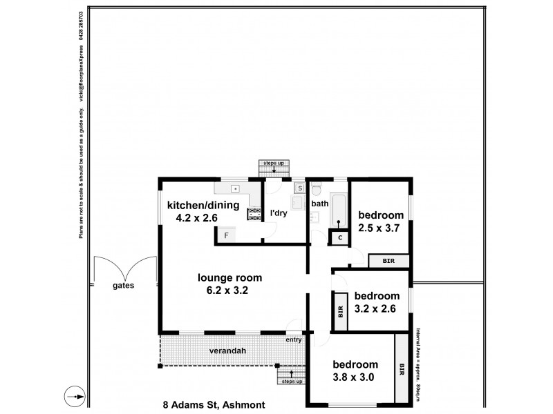 8 Adams Street, Ashmont NSW 2650 Floorplan