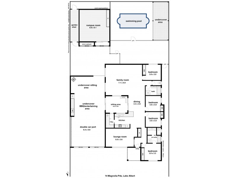 14 Magnolia Parade, Lake Albert NSW 2650 Floorplan
