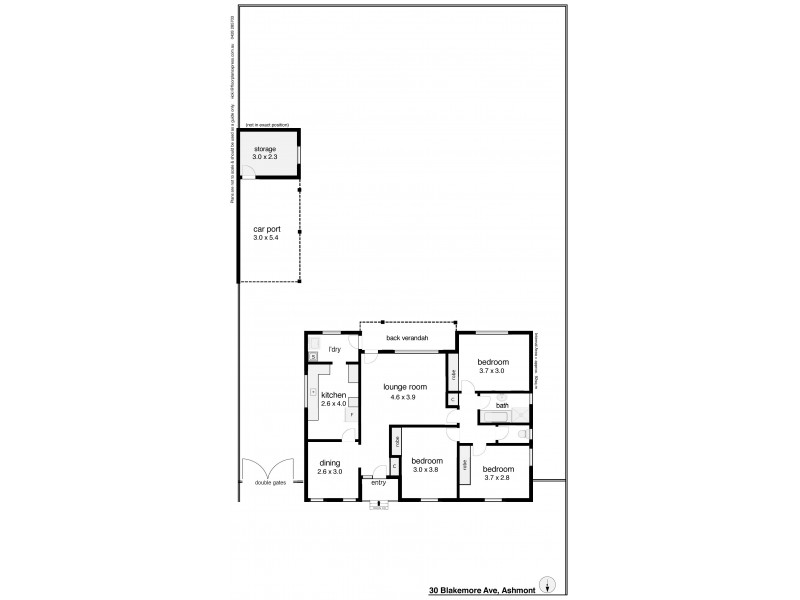 30 Blakemore Avenue, Ashmont NSW 2650 Floorplan