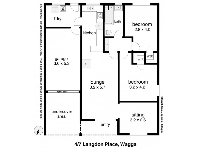 Unit 4/7 Langdon Avenue, Wagga Wagga NSW 2650 Floorplan