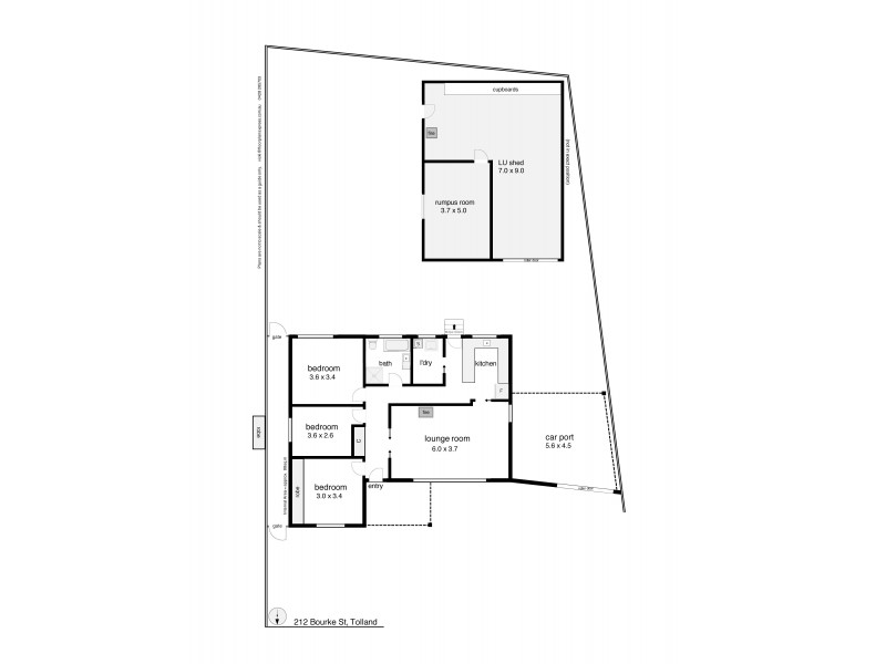 212 Bourke Street, Tolland NSW 2650 Floorplan