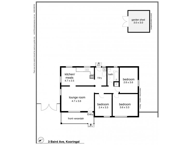 3 Baird Avenue, Kooringal NSW 2650 Floorplan