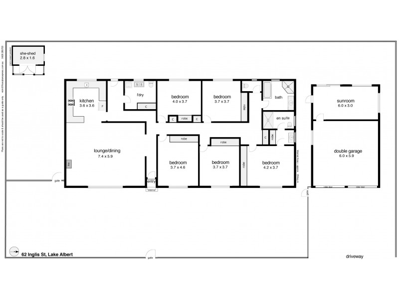 62 Inglis Street, Lake Albert NSW 2650 Floorplan