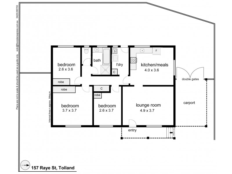157 Raye Street, Tolland NSW 2650 Floorplan