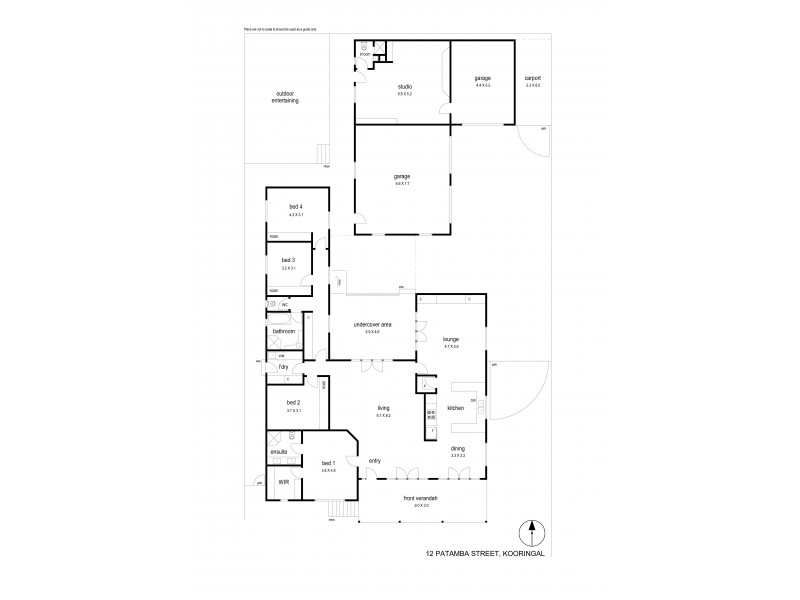 12 Patamba Street, Kooringal NSW 2650 Floorplan