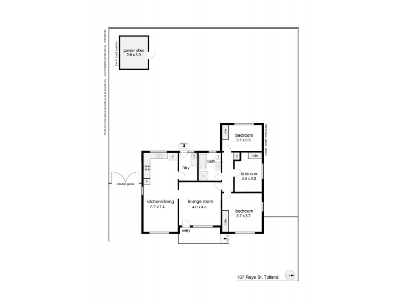 137 Raye Street, Tolland NSW 2650 Floorplan