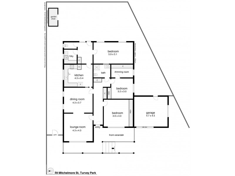 89 Mitchelmore Street, Turvey Park NSW 2650 Floorplan