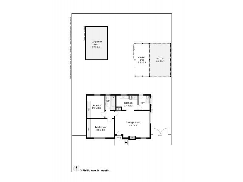 3 Phillip Avenue, Mount Austin NSW 2650 Floorplan