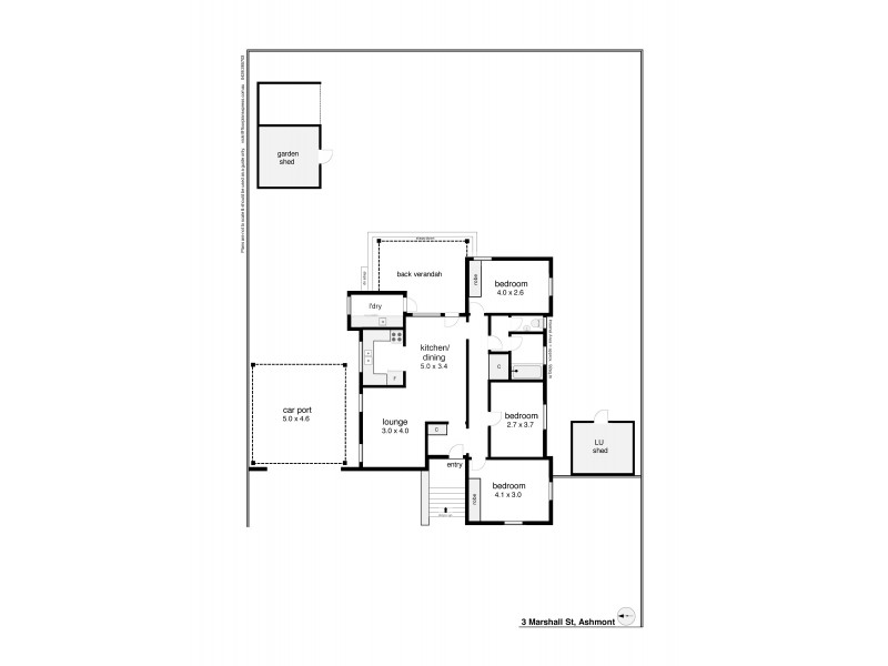 3 Marshall Street, Ashmont NSW 2650 Floorplan