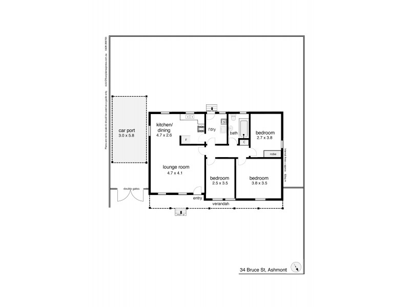 34 Bruce Street, Tolland NSW 2650 Floorplan
