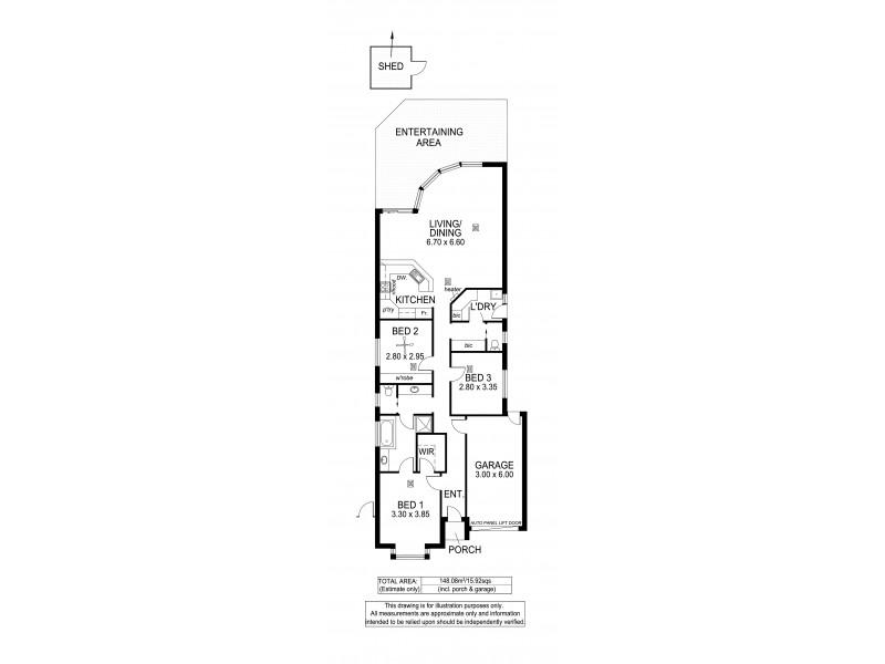 3 Shetland Avenue, Marion SA 5043 Floorplan