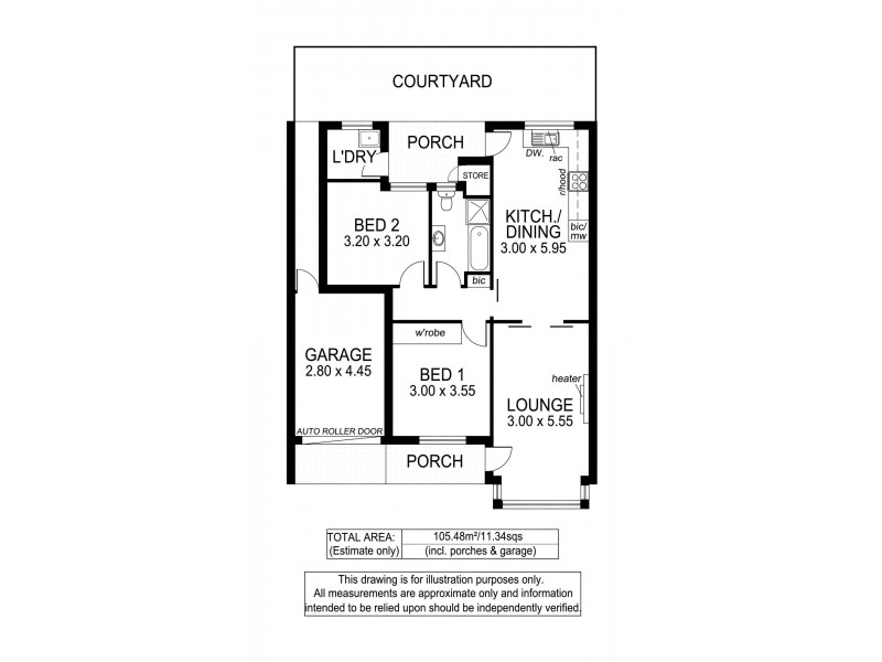 2/93 Augusta Street, Glenelg East SA 5045 Floorplan