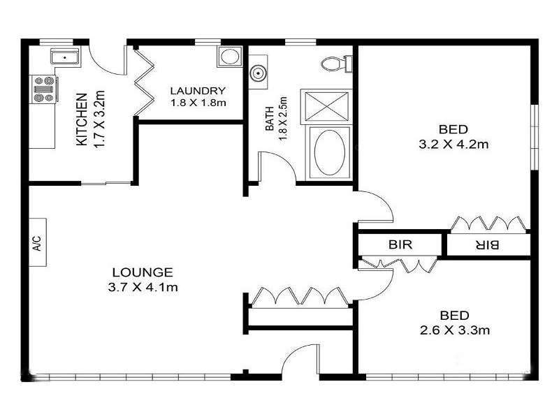8/351 Sir Donald Bradman Drive, Brooklyn Park SA 5032 Floorplan