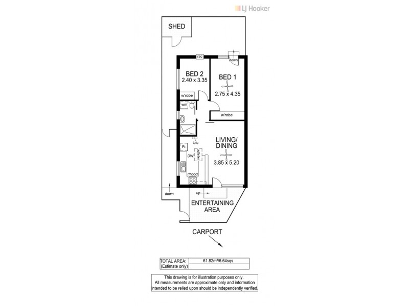 3/7 Oxley Street, Somerton Park SA 5044 Floorplan