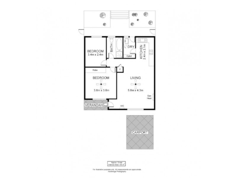 3/24 Clifford Street, South Brighton SA 5048 Floorplan