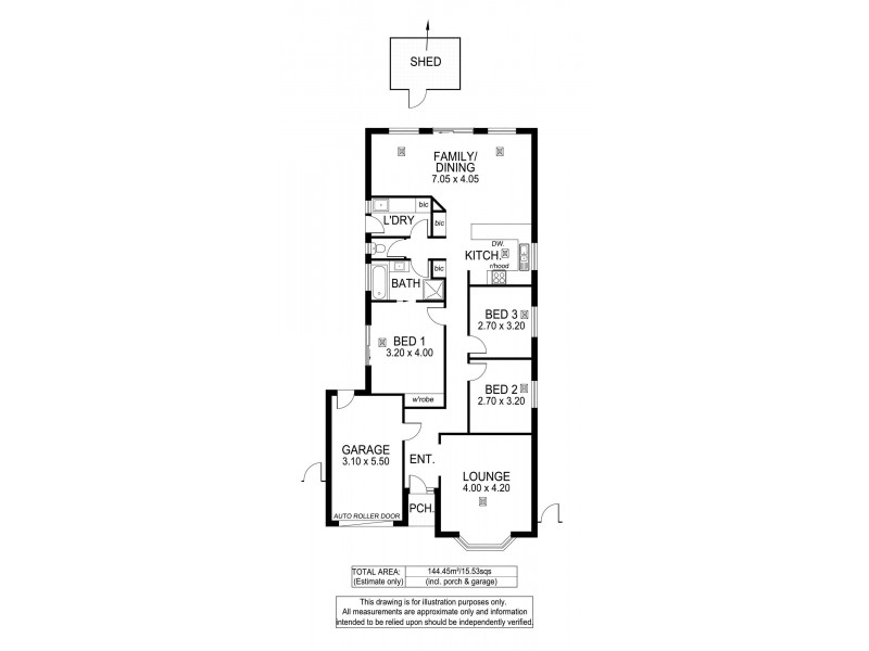 2 Sutton Avenue, Seacombe Gardens SA 5047 Floorplan