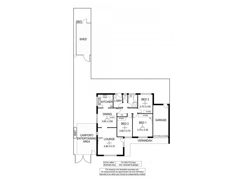 2/2 Cairns Avenue, Warradale SA 5046 Floorplan