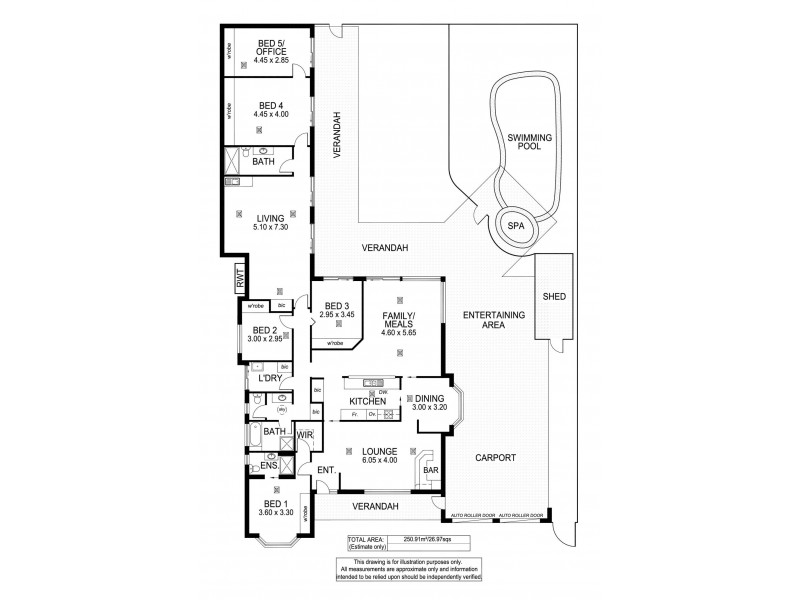 12 Salrak Avenue, Marion SA 5043 Floorplan