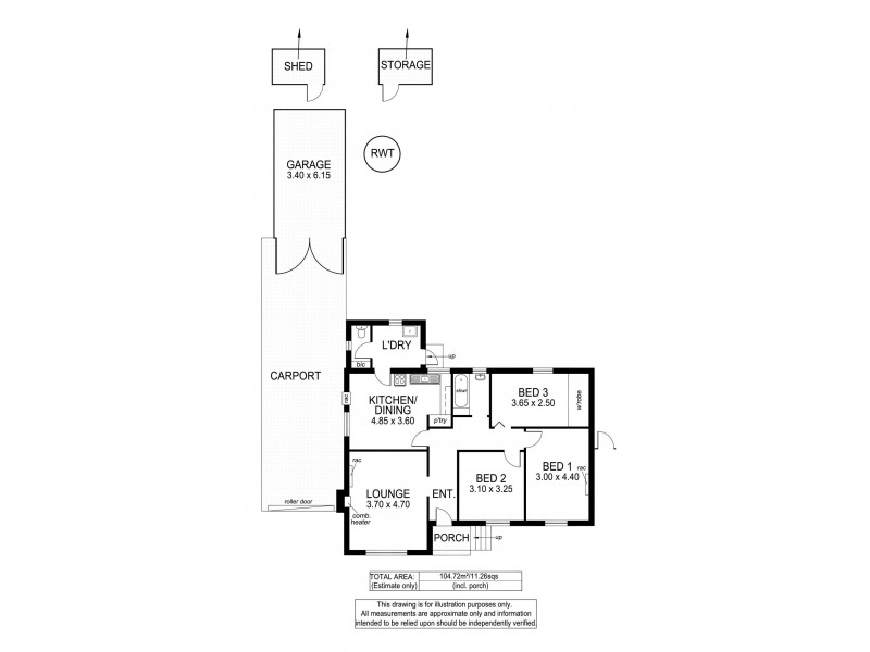 21 Barrington Avenue, Enfield SA 5085 Floorplan