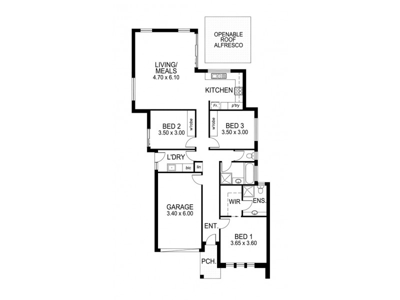 2A 2B & 2C Gilmore Crescent, Morphettville SA 5043 Floorplan