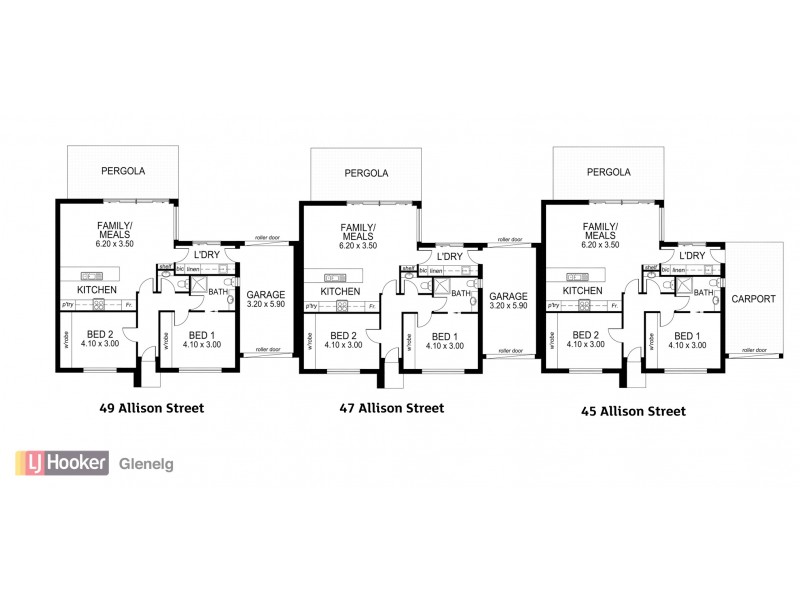 45 47 and Allison Street, Ascot Park SA 5043 Floorplan