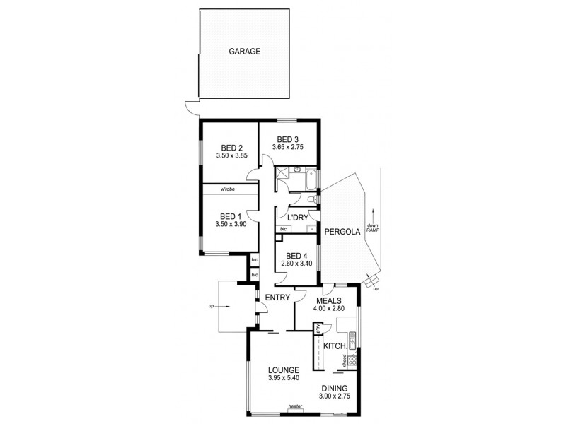 12 Fiveash Drive, Pasadena SA 5042 Floorplan