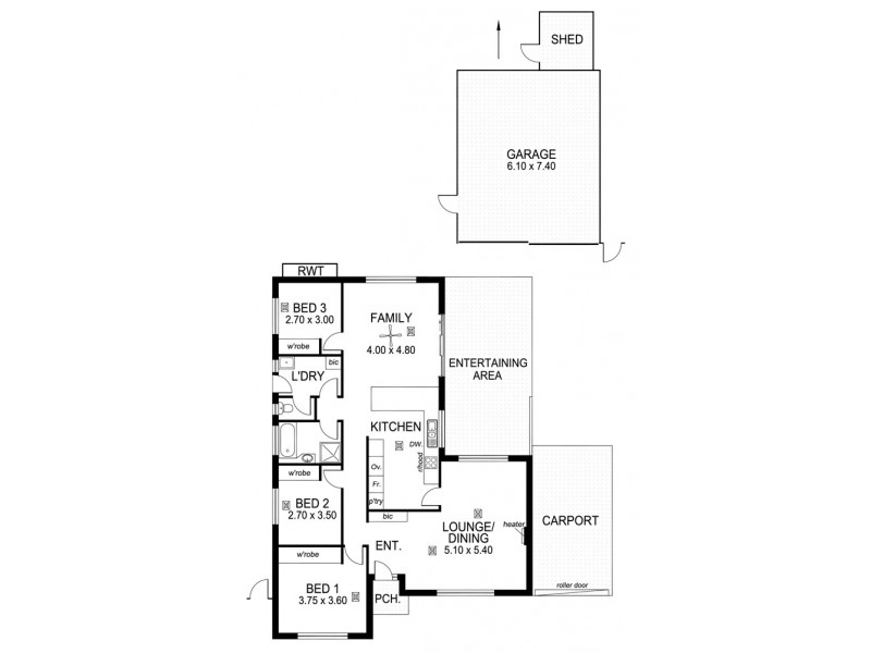 10 Dridan Crescent, Trott Park SA 5158 Floorplan