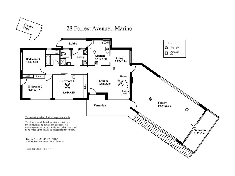 28 Forrest Avenue, Marino SA 5049 Floorplan
