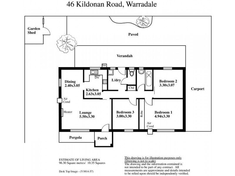 46 Kildonan Road, Warradale SA 5046 Floorplan