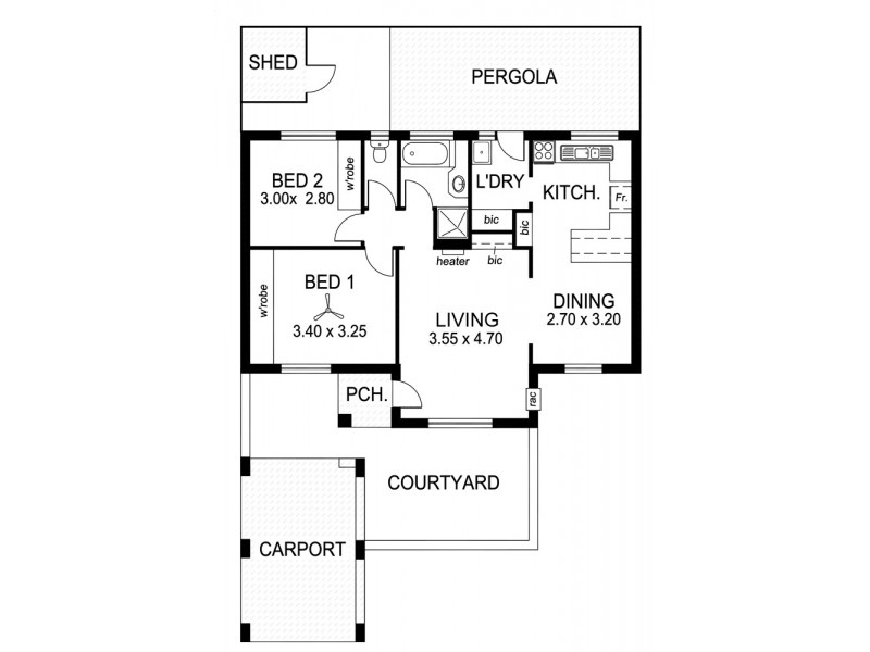 7/25 Melton Street, Somerton Park SA 5044 Floorplan