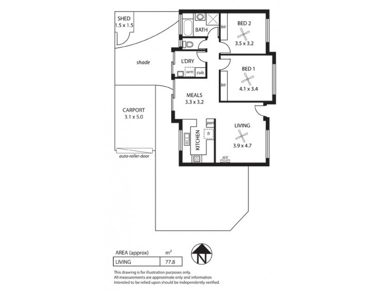 1/9 Third Avenue, Ascot Park SA 5043 Floorplan