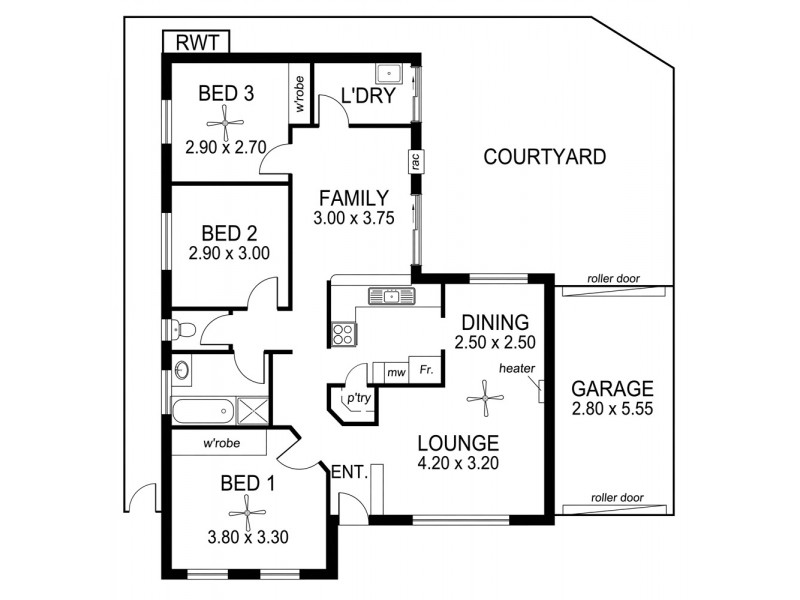 1/1 Grantham Road, Somerton Park SA 5044 Floorplan