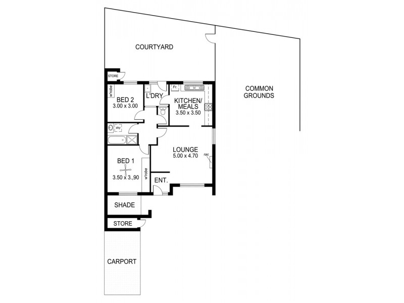 1/16 Finniss Street, Marion SA 5043 Floorplan