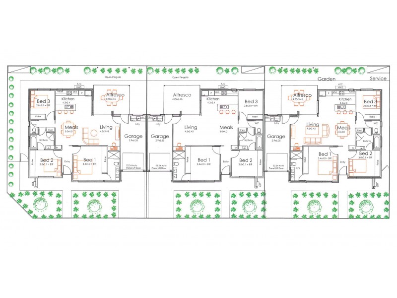 25 – 27 – Filmer Avenue, Glengowrie SA 5044 Floorplan