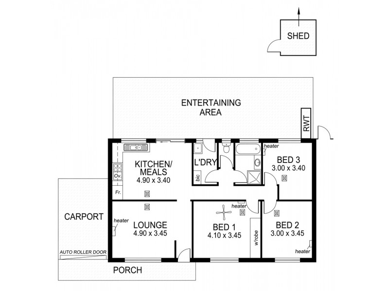 8 Triche Crescent, Hallett Cove SA 5158 Floorplan