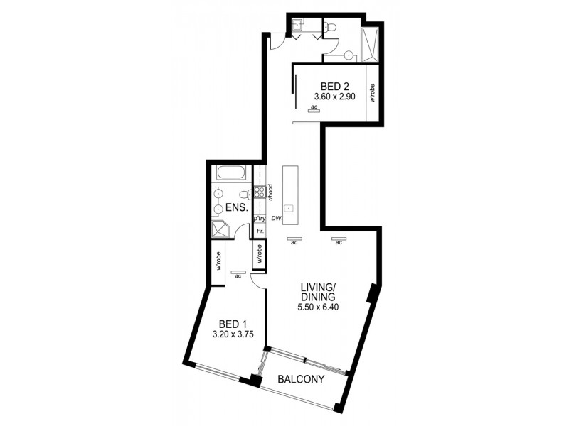 414/19 Holdfast Promenade, Glenelg SA 5045 Floorplan