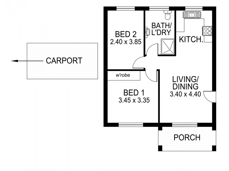 3/35 Curzon Street, Camden Park SA 5038 Floorplan