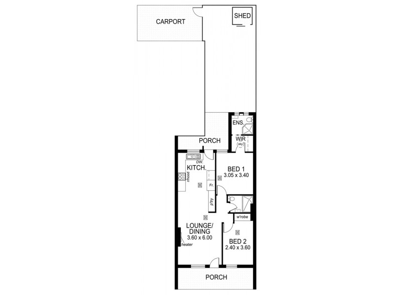 2/37 Aroha Terrace, Black Forest SA 5035 Floorplan