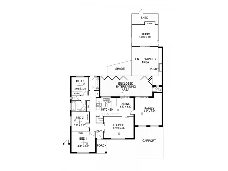 9 Cummings Crescent, Mitchell Park SA 5043 Floorplan
