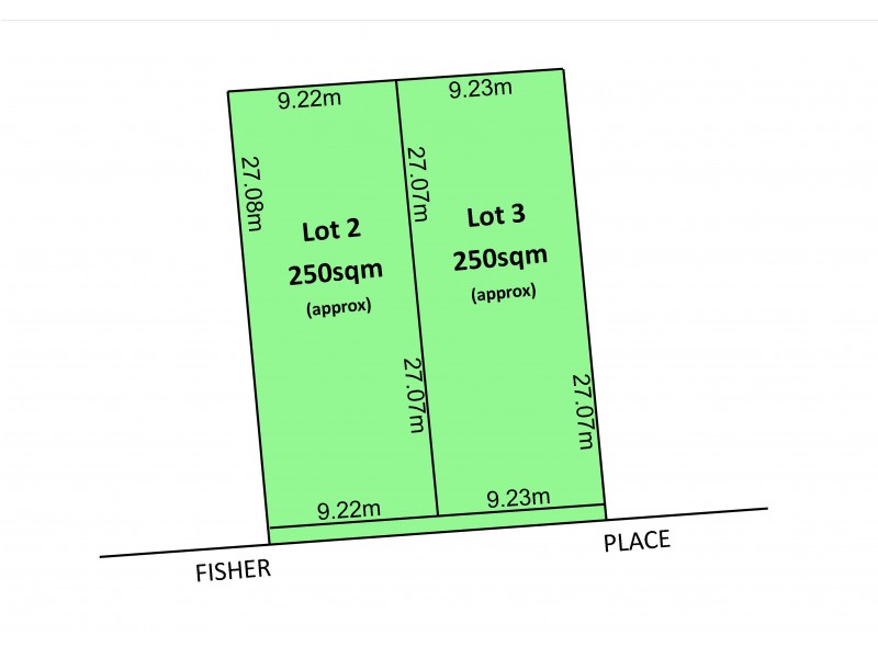 Lot 2 & 3 Fisher Place, Mile End SA 5031 Floorplan