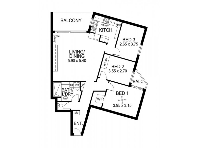 71/13 South Esplanade, Glenelg SA 5045 Floorplan
