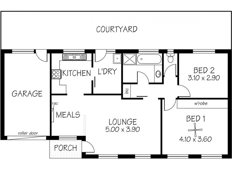 2/51 Cliff Street, Glenelg East SA 5045 Floorplan