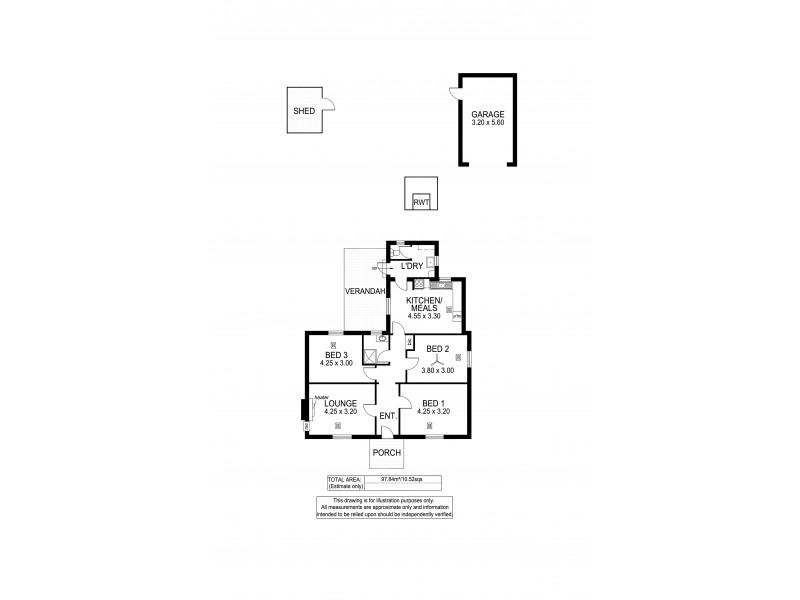 55 Deloraine Road, Edwardstown SA 5039 Floorplan